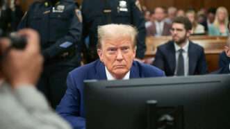 Donald Trump at his New York criminal trial | Curtis Means/UPI/Newscom