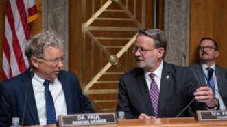 Sens. Rand Paul and Gary Peters | Annabelle Gordon - CNP/CNP / Polaris/Newscom