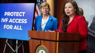 Senator Tammy Duckworth introducing the "Right to IVF" bil | CNP/AdMedia/SIPA/Newscom