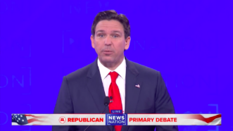 Ron DeSantis | screen shot/GOP Debate NewsNationNow